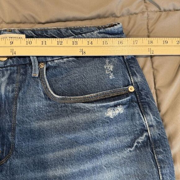 NWT Good American Good 90's Relaxed Loose Jeans Indigo Wash Size 8 / 29 - Picture 11 of 15